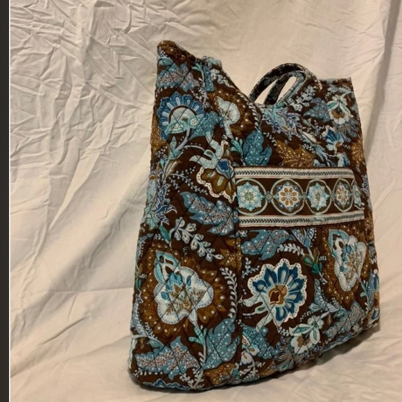 Medium Reading Tote in Java Blue - Picture 2 of 4